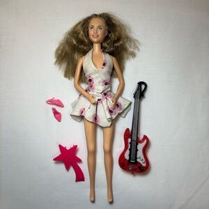 Hannah Montana Doll with Floral Dress and Accessories